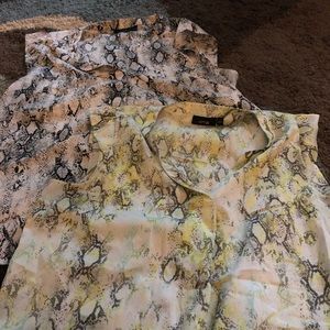 Bundled sleeveless dress shirts apt 9